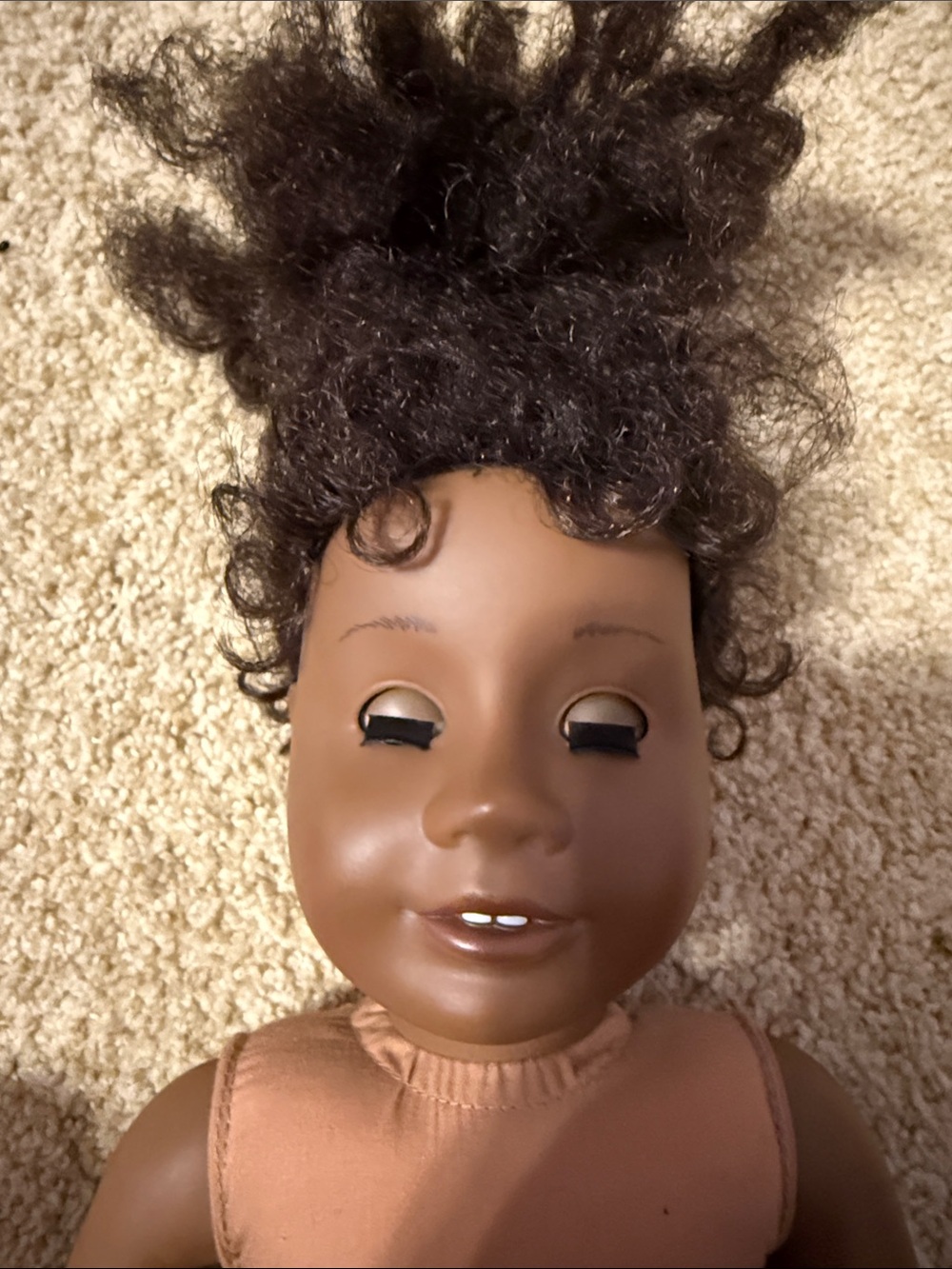 American Girl 18’ doll Classic Brown-Eyed Dolls - Brown Curly Hair Kids Toy